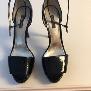 Dolce & Gabbana Black Patent Platform Heels